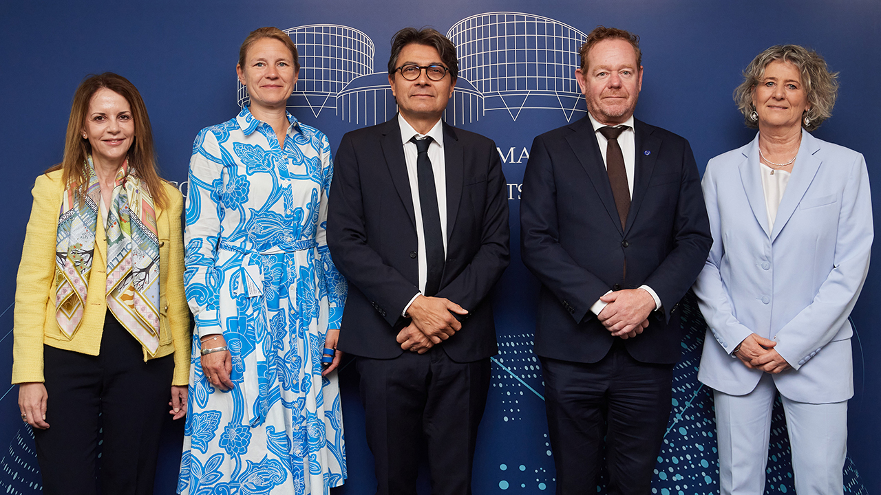 Official visit by David van Weel, Minister of Justice and Security of the Netherlands, to the ECHR - 16/06/20206