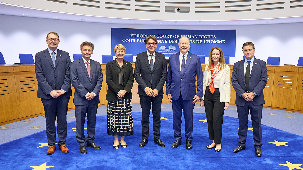 Official visit by HSH Prince Albert II of Monaco to the ECHR - 01/10/2026