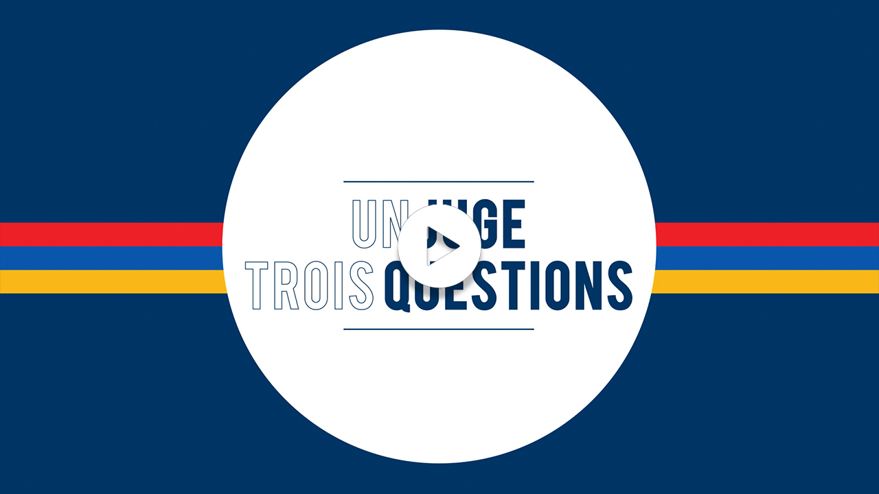 Un juge, trois questions - Vahe Grigoryan
