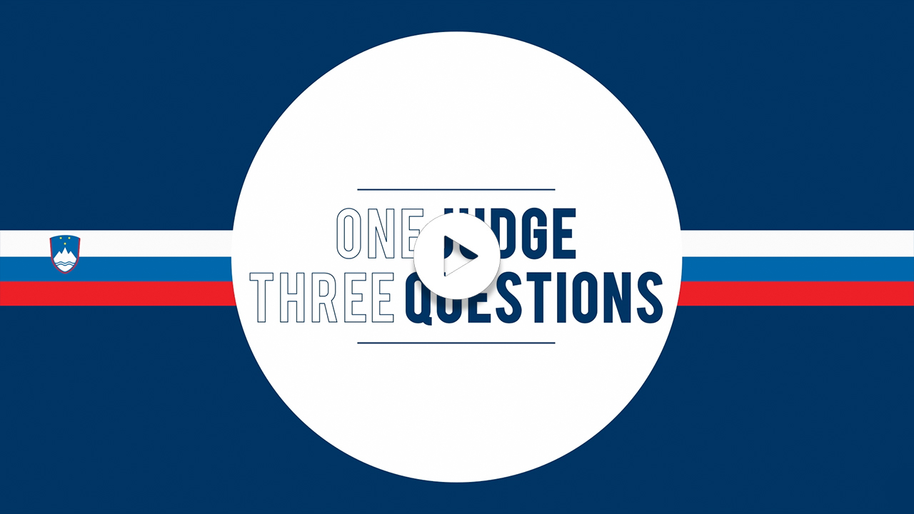 One judge, three questions - Vasilka Sancin