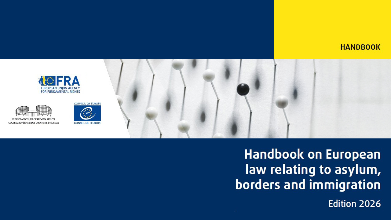Cover of the FRA Handbook on asylum and immigration - edition 2026