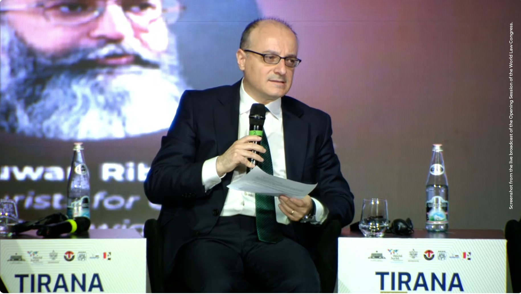 Darian Pavli at the Opening Session of the World Law Congress in Tirana - 07/05/2026