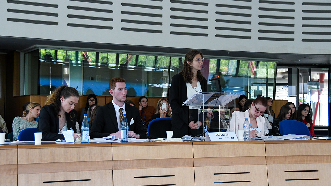 Équipe gagnante Moot Court ELSA 2023