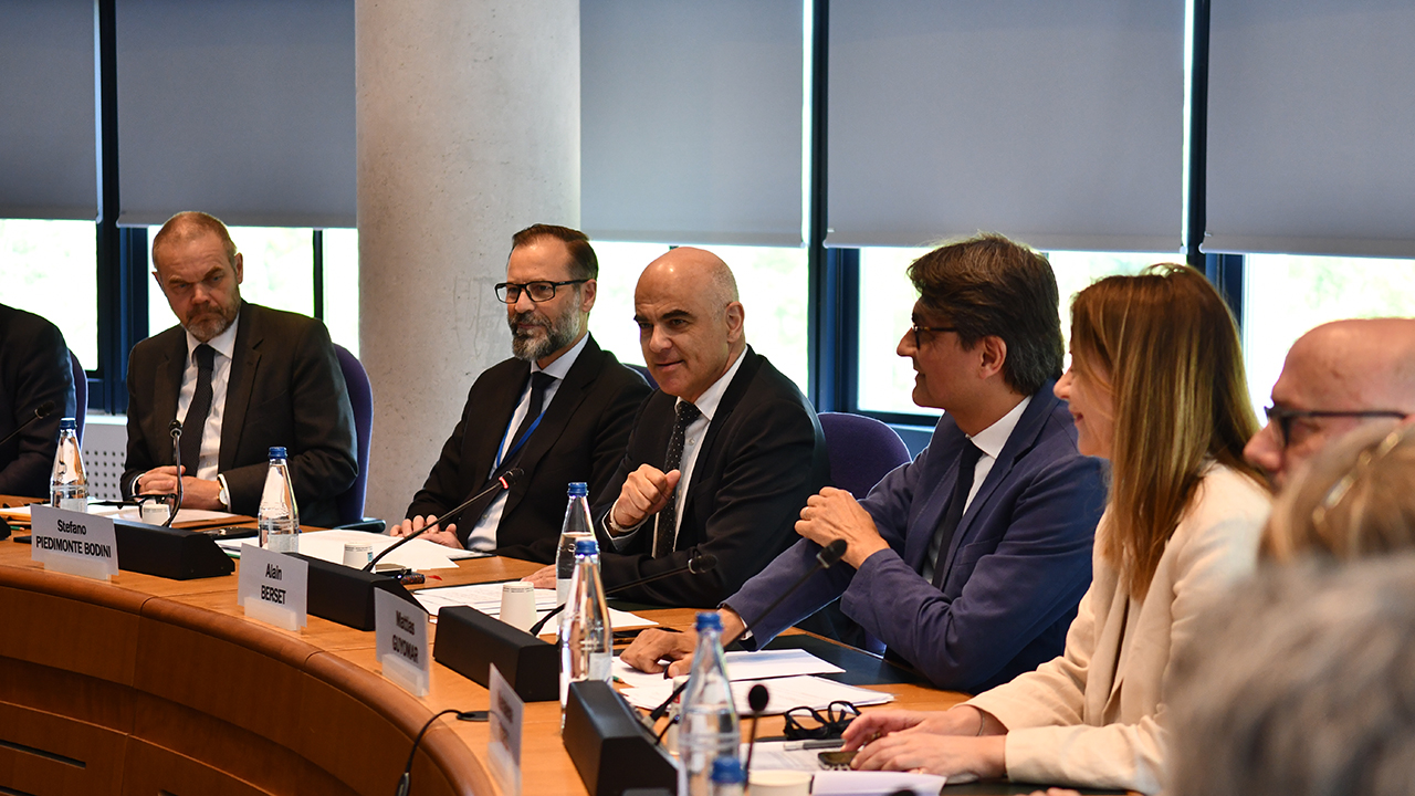 Secretary General of the Council of Europe, Alain Berset, addresses the Court’s Judges during one of their Plenary meetings - 15/06/2026