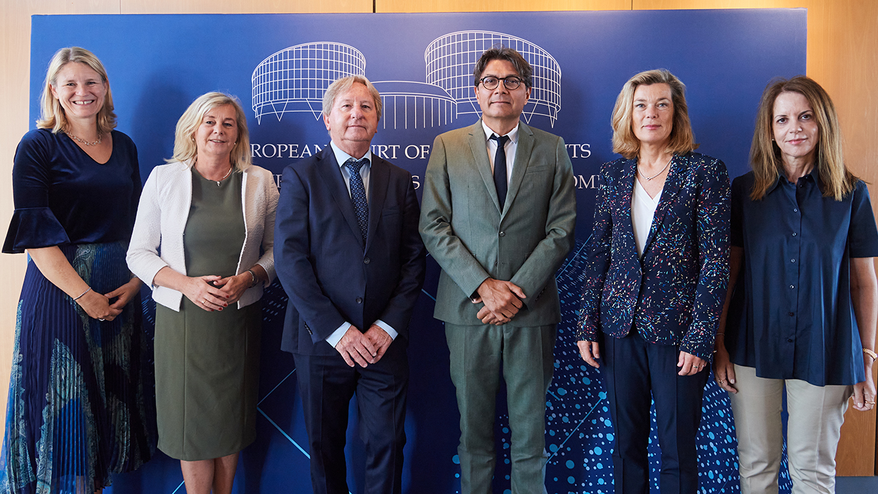 Official visit by the delegation of the Dutch Supreme Administrative Court for Trade and Industry to the ECHR