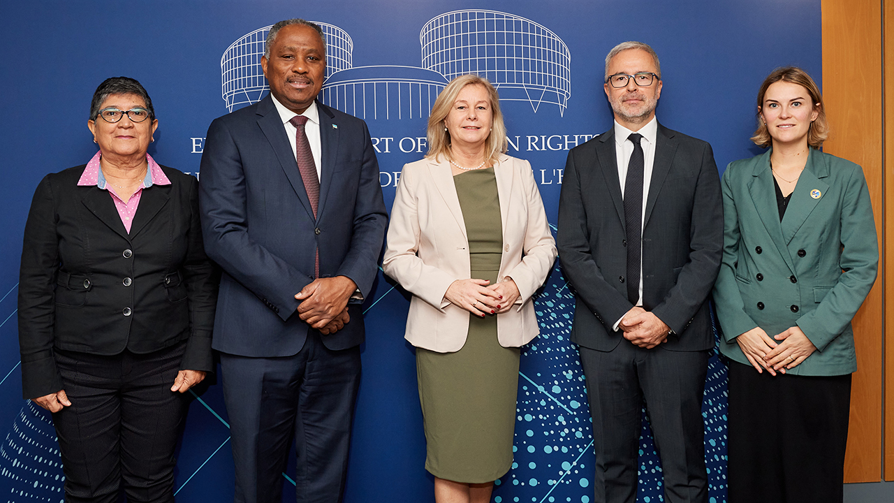 Official visit by Arthur L. Dowers, Minister of Justice of Aruba, to the ECHR