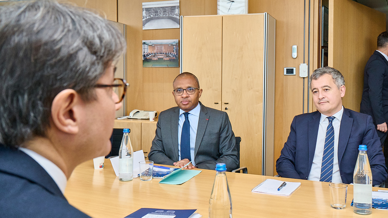 Official visit by Gérald Darmanin, France’s Minister of Justice to the Court, to the ECHR