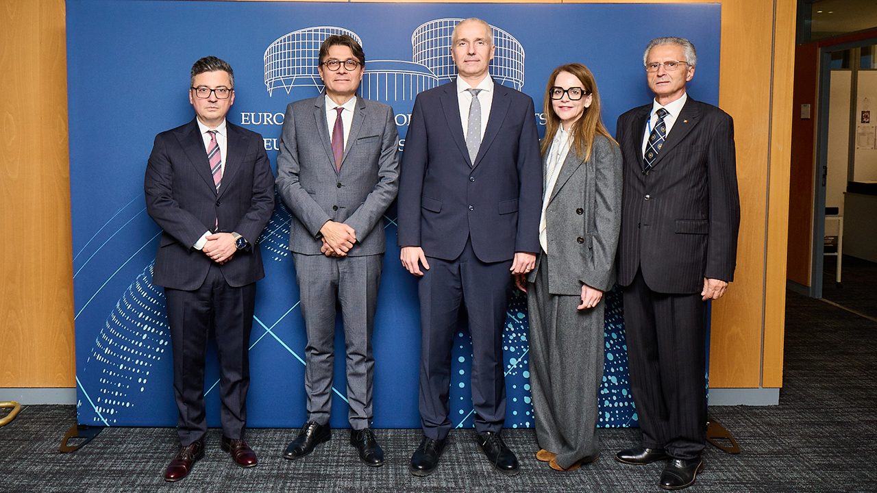 Official visit by Radu Marinescu, Minister of Justice of Romania, to the ECHR - 10/12/2025