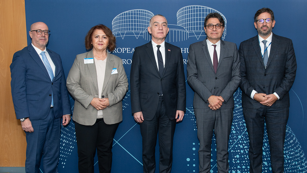 Official visit by Nenad Vujić, Minister of Justice of Serbia, to the ECHR - 10/12/2025