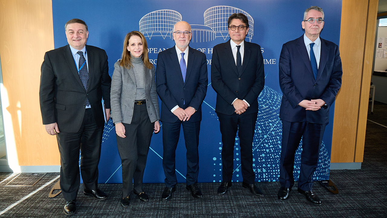 Official visit by Georgios Floridis, Minister of Justice of Greece, to the ECHR - 27/01/2026
