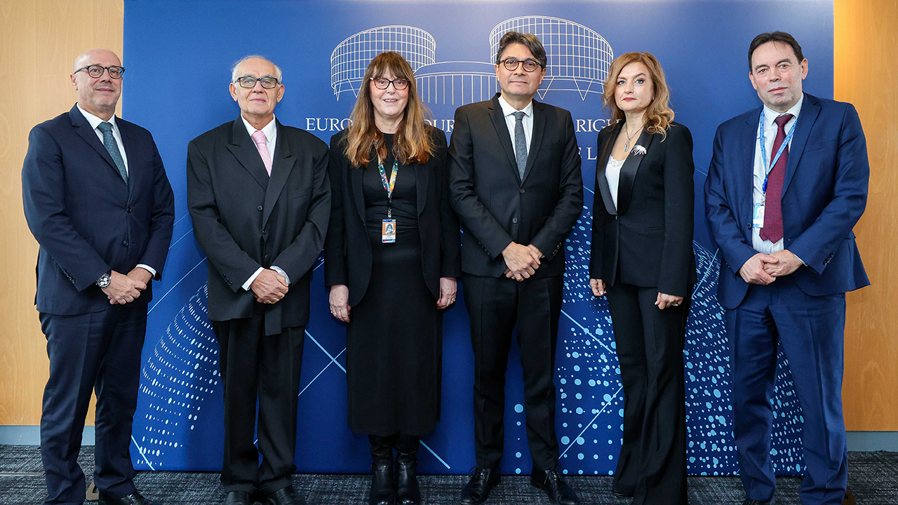 OfficialVisite officielle des juges de la Cour constitutionnelle de Macédoine du Nord, à la CEDH - 30/01/2026