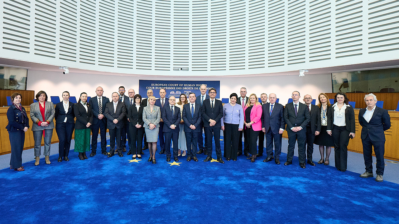 Official visit by a delegation of the Supreme Court of Albania to the ECHR - 05/03/2026