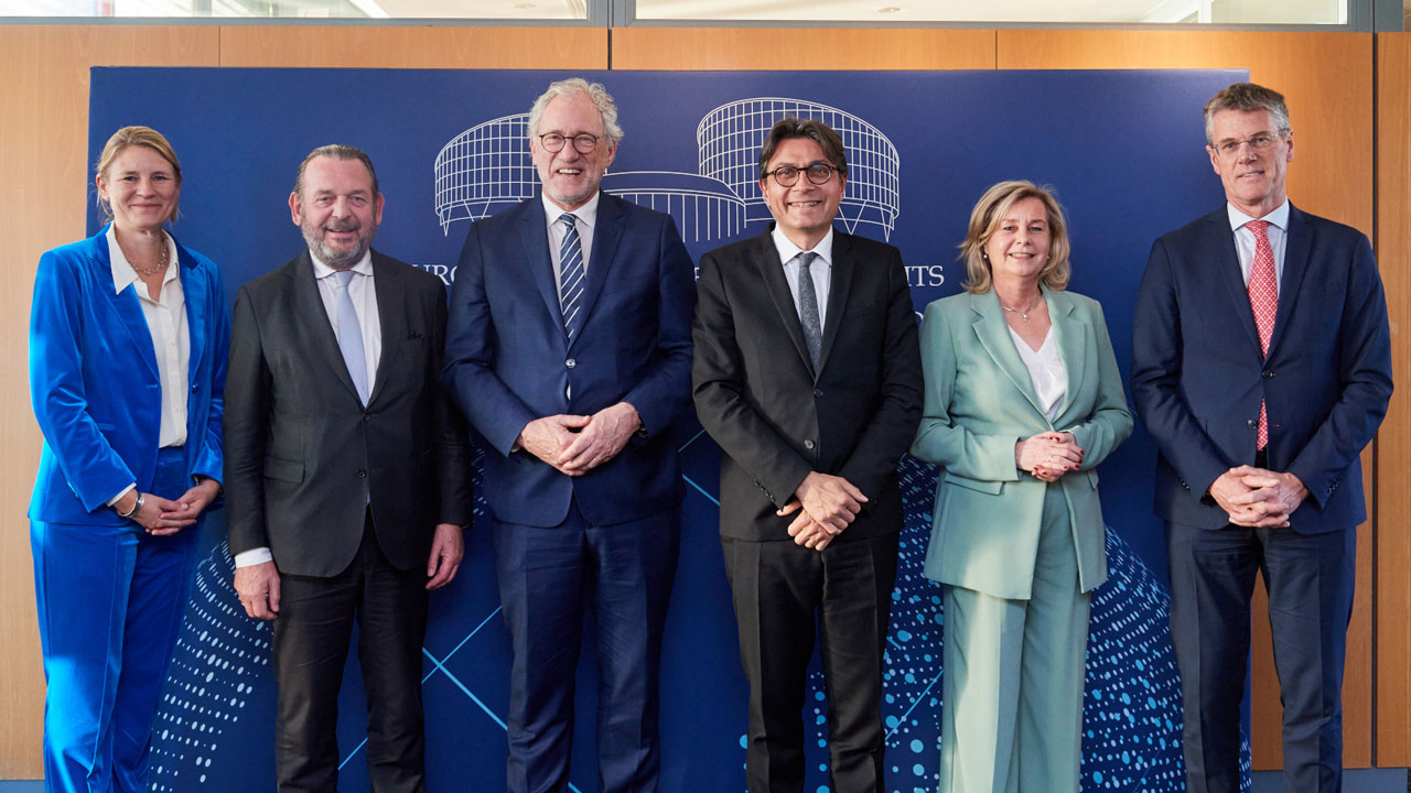 Visite d’une délégation néerlandaise à la CEDH