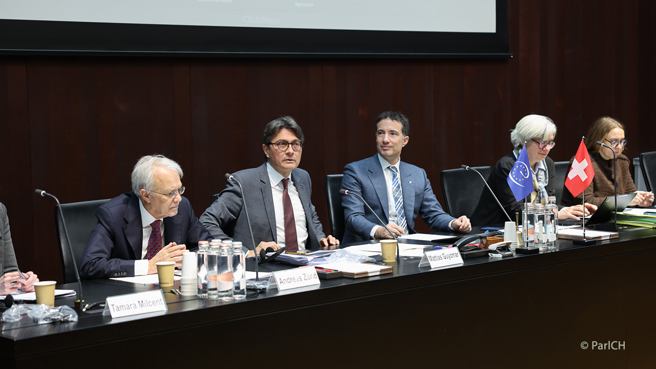 Meetings with representatives of Switzerland’s three branches of power in Bern