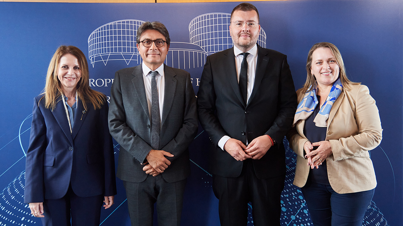 Official visit by Momo Koprivica, Deputy Prime MInister of Montenegro, to the ECHR -  09/06/2026