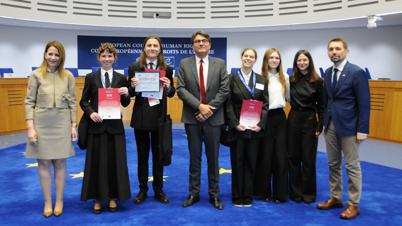 L'équipe gagnante du 14e concours de plaidoiries Helga Pedersen 2026 - 05/06/2026