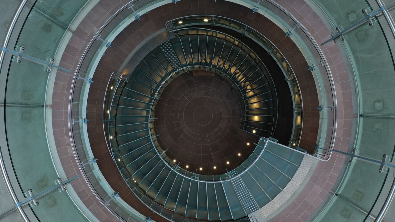 Main hall staircase of the Human Rights building